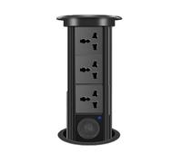 Smart Pop-Up Countertop Wireless Charging Socket with Lifting Design for Home and Office Desks