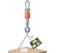 Smart Portable Electronic Crane Scale with Thermal Label Printer, Directly Print and Stick Labels for Inventory Tracking