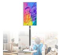 Smart Portable TV, 32 Inch Android 12 Touchscreen with Full Swivel Rotation, 8GB RAM, 128GB Storage, Built-in 13500mAh Battery, Mobile TV on Wheels