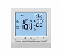 Smart Programmable Thermostat for Heating - Digital LCD Touch Screen Temperature Controller with Dual Sensors, 16A Load Capacity, Compatible with Electric Heating Systems, Easy Installation