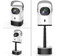 Smart Projector with WiFi 6 and Bluetooth 5.4, Video Projector with 600 ANSI Lumen, 10W Speaker, Built-in APPS & Electric Focus, Native 1080P Movie Projector for Home/Bedroom/Outdoor