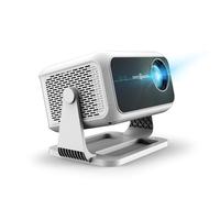 Smart Projector with WiFi and Bluetooth, 4K Compatible with Android 13 Auto Focus 800 ANSI 1080P Native Portable Outdoor Indoor Outdoor Video Projector for Home, Grey