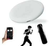 Smart Punch Tracker for Boxing Bag, Cordless Power Meter with Real Time Force, Speed & Power Data, 200H Runtime, Voice Feedback App Monitor for Home Gym