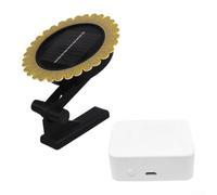 Smart Rain Sensor for zigbee Solar Powered - 2-in-1 Light and Rain Detector for Tuya for Smart Life App, IPX6 Waterproof Outdoor Weather Station for Garden Automation, Real-Time Alerts, 1300mAh for