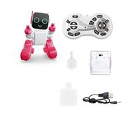 Smart RC Robot Coin Bank, Educational Remote Control Toy for Kids, Interactive Learning Robot with Programming Functionality and Money-Saving Feature(Bright powder)