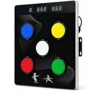 Smart Reaction Training Target,Reaction Training Target with Led Reflex Speed Trainer,10 Modes,Wall Mounted for Boxing,Fencing,Martial Arts,Fitness,
