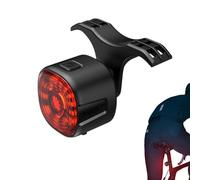 Smart Rear Light - USB Rechargeable Smart Rear Light, IPX6 Waterproof, with Braking Detection | High Light Stop for Safe Driving, High Fire Pos