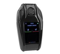 Smart Remote Car Key LCD Screen Keyless Entry Auto Lock Unlock Anti Lost One Click Start Car Fob for All Models with One Button Start Zinc Alloy Frame