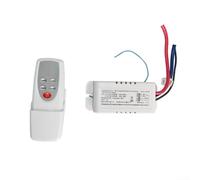 Smart Remote Control Switch for Home Lighting, 1/2/3 Way Multi-Control High Power Rocker Switch, AC 220V 1500W Resistive Load, Stable Signal up to 80m, Energy Efficient(2 Way)
