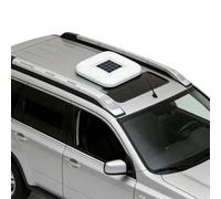 Smart Retractable Car Cover with Solar Charging, Waterproof Universal | Remote Control, Anti-Theft Alarm, Car Umbrella Canopy Sun Shade for Sedan SUV MPV(white,YL)