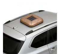 Smart Retractable Car Cover with Solar Charging, Waterproof Universal | Remote Control, Anti-Theft Alarm, Car Umbrella Canopy Sun Shade for Sedan SUV MPV(Gold,YXXL)