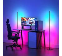 Smart RGB Floor Lamp 53.1” - 12V Minimalist LED Corner Light, Works with Alexa & Google Home, 16 Million Colors, Music Sync, WiFi + Bluetooth, App Control, Energy Efficient