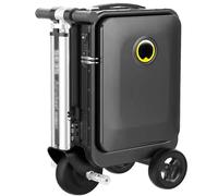 Smart Rideable Luggage Scooter for Adults with Telescopic Handle, Removable Battery, USB Port, TSA Lock, Ideal for Airport Travel