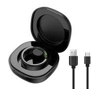 Smart Ring Charging Case, Compact Box with Magnetic Port, Fast 200mAh Battery, Charges Ring Up to 10 Times, Portable Charger Box for R02 R03 R06 R11M R8 H01 R02 SR05 Fitness