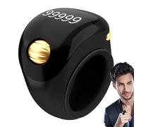 Smart Ring Counter - ABS Silicone | Finger Counter Clicker Ring With LED Counting | S8 Finger Tally Counterr Portable Counting Tool For Inventory Tracking Classroom Games And Daily Use