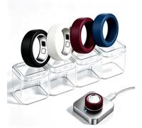 Smart Ring Cover 5th Gen Fits Perfectly | Ultra Thin 0.8mm Silicone Sleeve Charge With Cover On Anti-Slip Inner For Daily Wear Fitness Sleep Tracking Ring Box Included