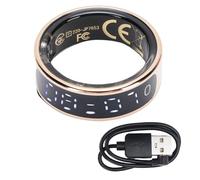 Smart Ring, Digital Display Bluetooth Connection Gesture Controlled Step Counting 1ATM Rain Proof Fitness and Health Tracker for Gym Daily Use (9)