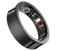 Smart Ring Fitness Tracker, Bluetooth 5.3 Smart Health Ring with Motion Monitoring, Pedometer, Sleep Tracking Wearable, 5ATM, with Charging Cable (7#) (8#)