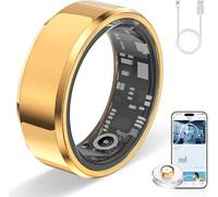 Smart Ring Fitness Tracker, Health Tracking Smart Ring, 24/7 Health Monitor, Sleep Analysis, Heart Rate & Blood Oxygen, All-Day Activity Tracker, For Daily Sports & Women