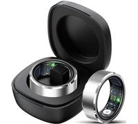 Smart Ring Fitness Tracker Heart Rate Monitor Sleep Tracker Gesture Control Fitness Ring Blood Pressure Blood Oxygen Pedometer Step Counter Health Smart Rings for Women Men with Charging Case