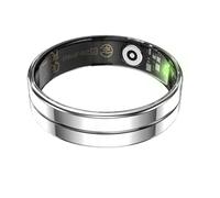 Smart Ring,Fitness Tracker Ring for Men/Women,Ultra Thin Smart Rings with Calories/Heart Rate/Blood Oxygen/Sleep Monitoring,No Subscription Fee,5ATM Waterproof (Silver, Ultra Thin-8#)