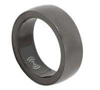 Smart Ring for Men Women, Health Tracker Ring with Charger Case, Sleep Tracking, Body Temp & Fitness Monitor, IP68 Waterproof, Work for IOS for Android, Black (Size22 (US 12 for