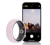 Smart Ring for Women Men, Health Tracker, Fitness Tracker, Step Counting, IP68, 7-Day Battery Life, (Size 7: Approx. 17.3mm / 0.68in Inner Diameter)