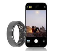 Smart Ring for Women Men, Wearable Fitness Tracker, Sleep Monitor, Step Counting, APP Control, 5ATM water proof Health Ring, Up to 7 Day Life (Size 13: Approx. 22.2mm / 0.87in Inner Diameter)