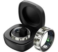 Smart Ring Heart Rate Monitor Sleep Tracker Gesture Control Ring Fitness Tracker Blood Pressure Blood Oxygen Pedometer Step Counter Health Smart Rings for Women Men with Charging Case，Size V1/2