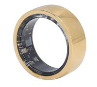 Smart Ring, NFC Health Fitness Tracker Ring to Monitor Fitness Pedometer Sleep Data APP, Sleep Tracking Wearable, IP68 Smart Health Ring for Men Women, 3-5 Days (Gold)