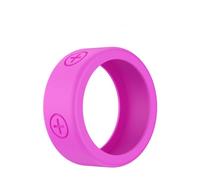 Smart Ring Protective Cover for Oura Ring Gen 3 Shockproof Smart Ring Skin Case Scratch Resistant Silicone Elastic Case (glow-in-the-dark rose)