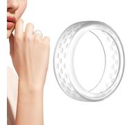Smart Ring Protector - Prevents Fitness Scratches, Elastic Ultra Slim Shielding Sleeve, 2x2cm Snug Dimension + 40g Zero Mass, Flexible Silicone Guard Impactt Resistant Wrap - For Gym Workout & Office
