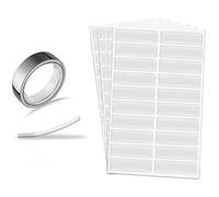 Smart Ring Size Adjuster for Oura, Galaxy, Ultra Human Rings - 5 Sheets/80Pcs (Silicone) +20Pcs (TPU)