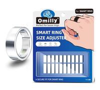 Smart Ring Size Adjuster - Invisible Fit for Oura Ring Gen 4/3, Samsung Galaxy Ring, Ultra Human Ring AIR, RingConn 2/1, Amazfit Helio - Loose Ring Sizing Kit, Comfortable & Discreet Accessories