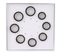 Smart Ring Sizing Kit 8 Pcs 6-13, Plastic Health Ring Model for AIZO Ring, Oura Ring and Other Rings, Choosing The Most Suitable Size