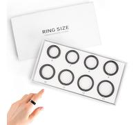 Smart Ring Sizing Kit, Ring Sizer First Before You Buy, Choose from 8 Sizes, Sizes 6 to 13, Ring Sizer Measuring Tool for Women Men, Ring Sizing Kit for Gift