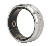Smart Ring Sleep Fitness Tracker, Health Tracker Ring to Monitor Fitness, Sleep & Heart Rate, IP68 Waterproof Fitness Ring for Android for IOS, 7 Days Battery Life, Silver