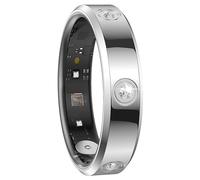 Smart Ring Ultra Narrow Fitness Rings Heart Rate Monitor Sleep Tracker Blood Oxygen Health Tracker Step Counter Calories Pedometer Waterproof Remote Camera Smart Rings for Women Ladies Men