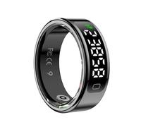 Smart Ring with Digital Display for Health Tracking and Notifications, Ideal for Fitness Enthusiasts and Tech-Savvy Users
