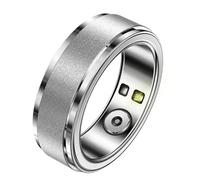 Smart Rings For Men & Women, Bluetooth Fitness Tracker Ring With Sleep Blood Pressure Monitoring Step Counter Function, IP68 Sport Fashion Ring, Multi-Modes Health Tracker Rings (Color : Gold, Size
