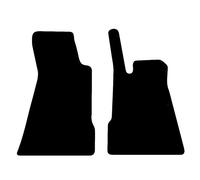 Smart Roadster 2003 2006 4 Piece Set with 1 Fixing Hole Car Mats UK-Made Tailored Fit Carpet Floor Mats Full Coverage Compatible Accessory Black Trim