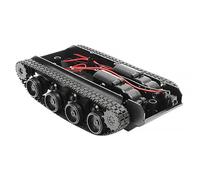 Smart Robot Car Chassis Kit, Crawler Driving, Tracked Track Model with DC Motor for Remote Control To Avoid Hurdles STEM Teaching