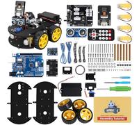 Smart Robot Car Kit with Camera Compatible with Arduino IDE | STEM Robot kit with WiFi, Obstacle Avoidance, Line Tracking & Remote Control | Educational Coding Toy for Kids & Adults (UNO R3 Included)