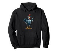 Smart Robot Chicken Costume for Future and AI Lovers Pullover Hoodie