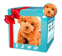 Smart Robot Dog, 2025 Realistic Robotic Puppy Toy with Walking, Barking & Tail Wagging, Interactive Lifelike Pet for Kids & Adults (6.3 * 6.3 Inch) D