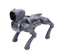 Smart Robot Dog Toy for Kids, Programmable Interactive Electronic Puppy with Voice, App Control, Walking Robotic Pet with Expression Lights, Dancing, STEM Educational, for Boys Girls (Grey)