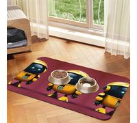 Smart robot Pet Absorbent Leather Tablecloth 30x45cm with Non-Slip Rubber Base for Cats and Dogs