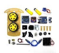 Smart Robot Toy Car Kits, Intelligent Robot Car Chassis Kit For Assembling 2WD Car, With Distance Sensor, FPV Camera And Motor Driver