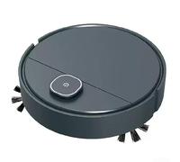 Smart Robot Vacuum Cleaner With 3 In 1 Sweep Mop Function Anti Drop Sensor For Pet Hair Hardwood Floor Black Color 7.09 Inch Size(IS25B Navy Blue)