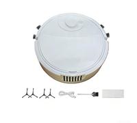 Smart Robot Vacuum Cleaner With Mop Function Auto Sweep And Wet Dragging For Hardwood For Tile Carpet Pet Hair Anti Drop Collision Sensor Black Color(8088 White)